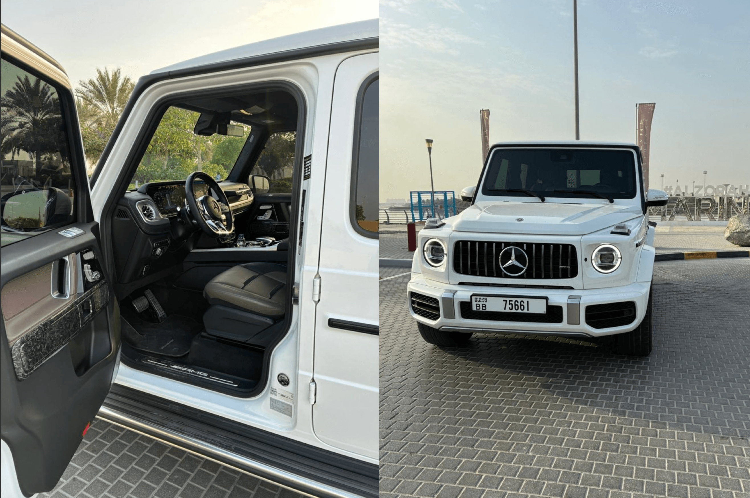 Mercedes G63 Blanc 3