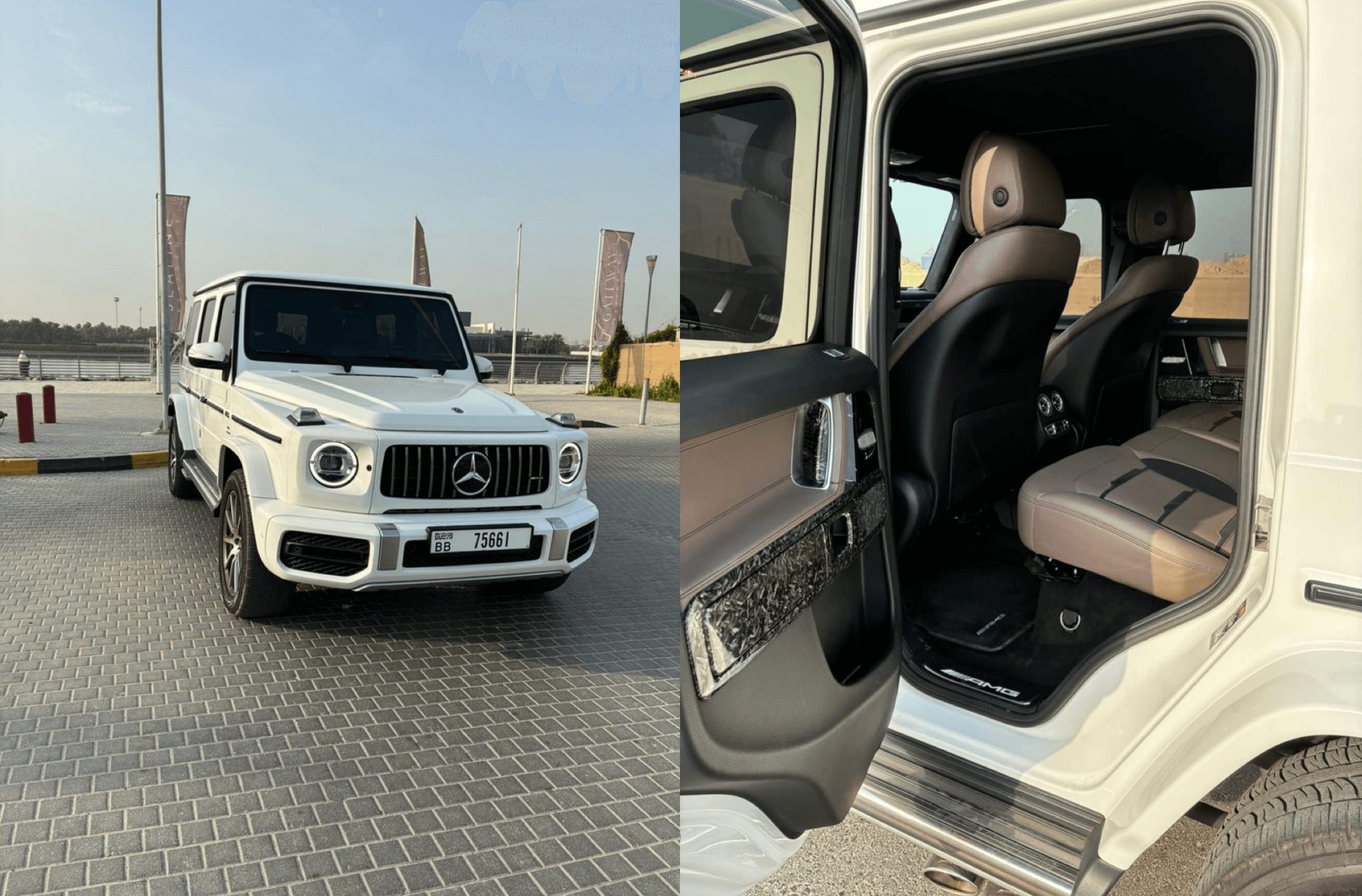 Mercedes G63 Blanc 4