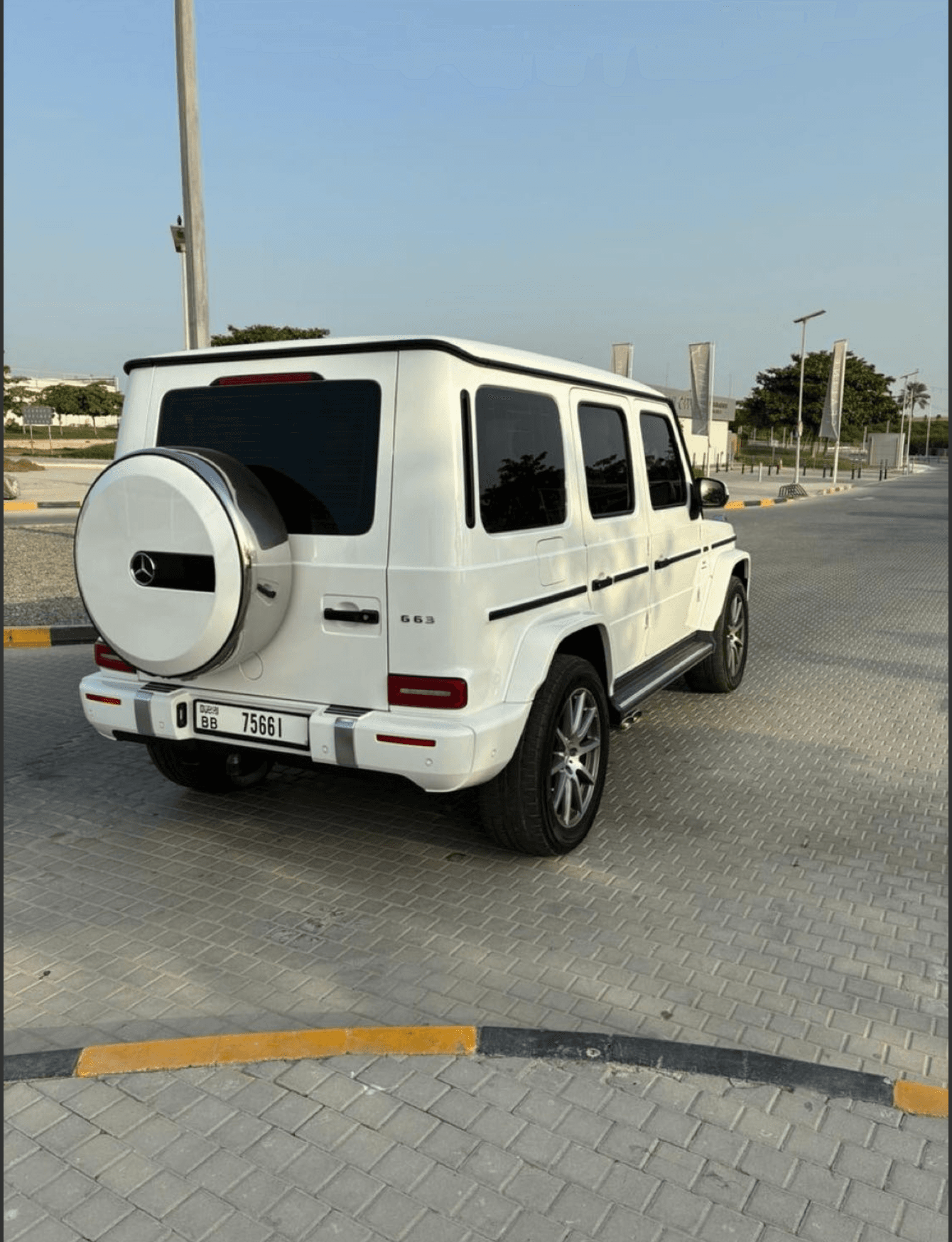 Mercedes G63 Blanc 2
