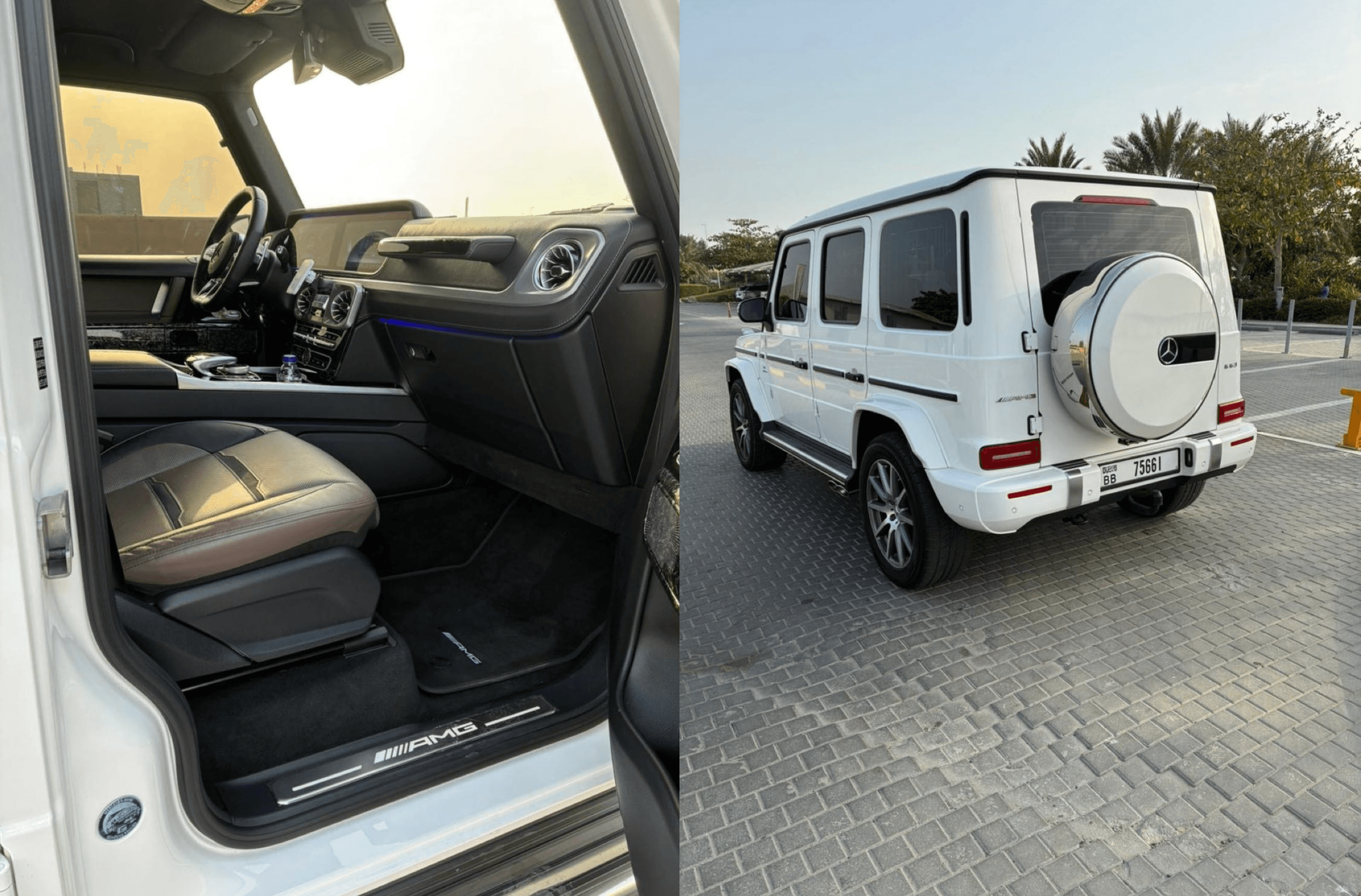 Mercedes G63 Blanc 5