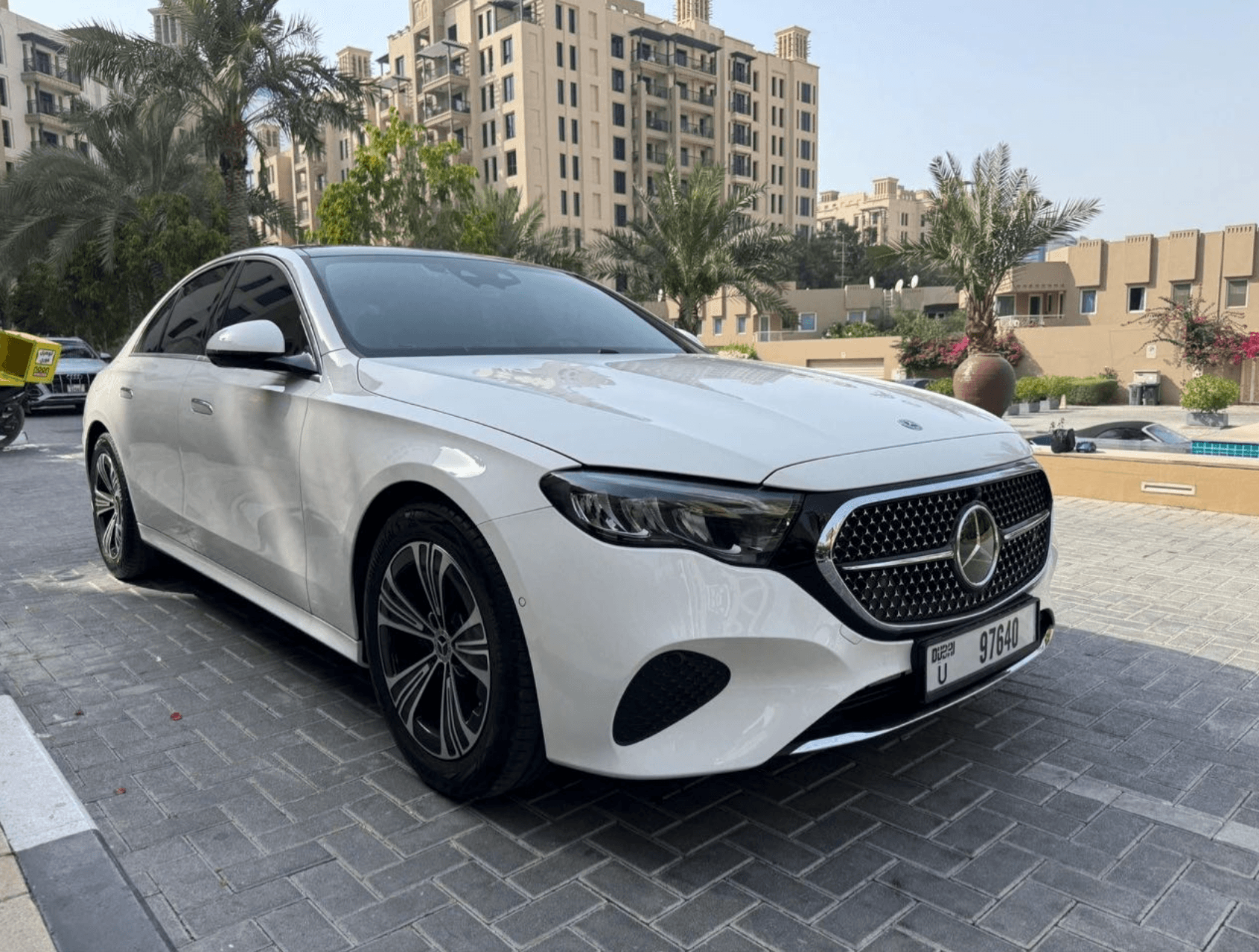 Mercedes E300 White 1